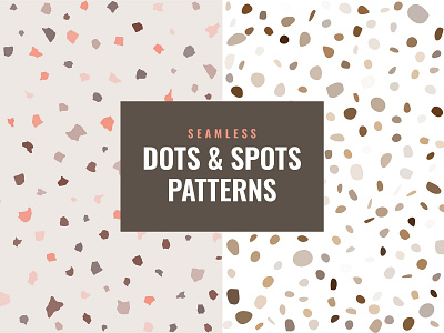 Dots And Spots Seamless Patterns
