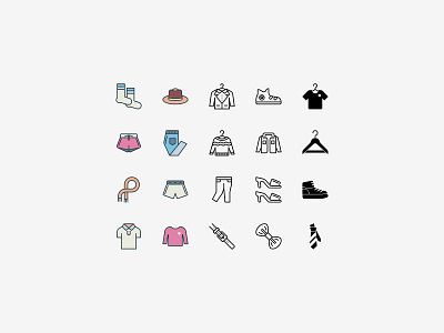 Clothing Icons Pack icons pack