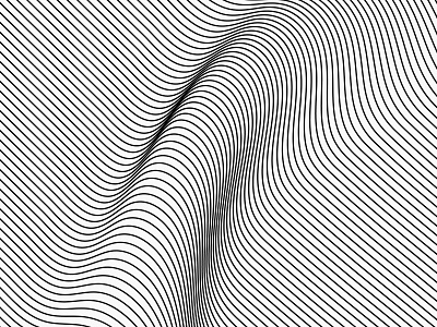 Abstract Distorted Wavy Lines abstract vectors graphic design