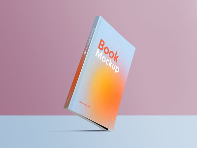 Standing Book Mockup Template free psd files