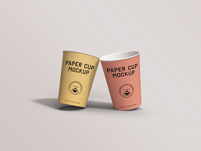 Paper Cups Mockup packaging mockup
