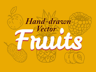 Free Hand Drawn Vector Fruits download download psd free psd freebie fruits hand drawn fruits psd vector fruits vectors