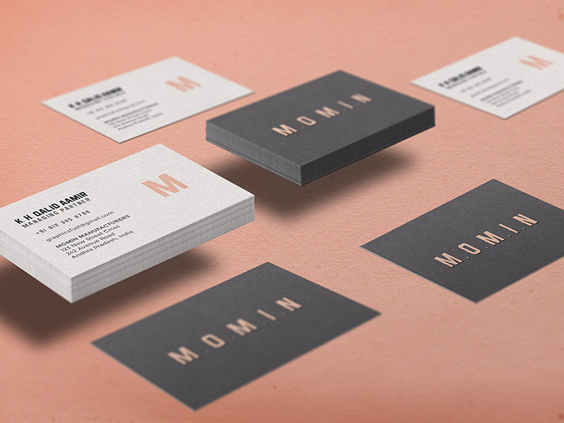Download Business Card Mockup by GraphicsFuel (Rafi) on Dribbble