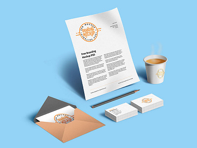 Branding Mockup PSD a4 paper branding branding mockup psd business cards coffee cup download free freebies mockup psd