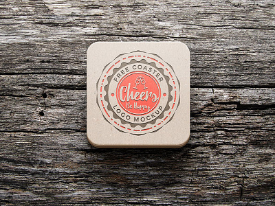 Coaster Mockup coaster mockup download free freebie logo mockup psd template