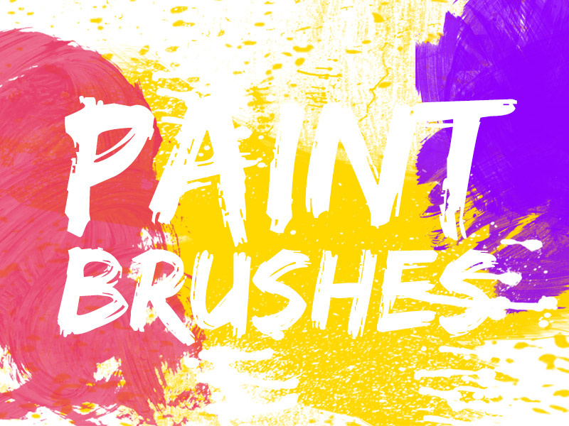 Paint Brushes Pack download freebie free watercolor brushes photoshop ps brushes brushes pack