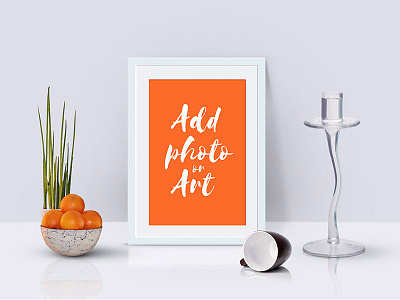 Photo Frame Scene Mockup