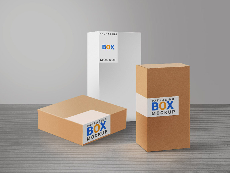 Product Packaging Box Mockup by Graphicsfuel on Dribbble