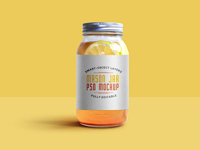 Mason Jar Mockup PSD download free freebie freebies jar mason jar mockup psd photoshop psd