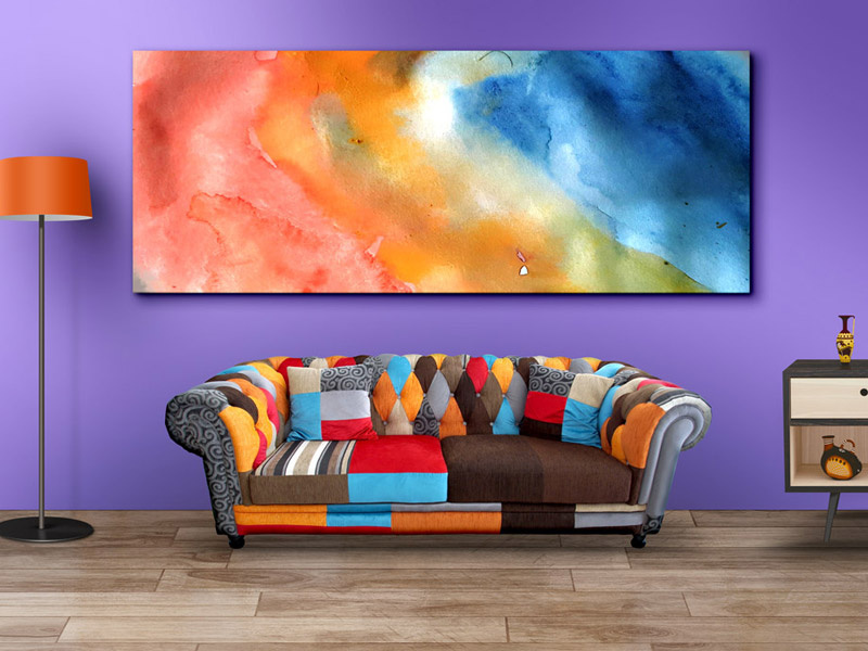 Download Living Room Wall Art Mockup By Graphicsfuel Rafi On Dribbble PSD Mockup Templates