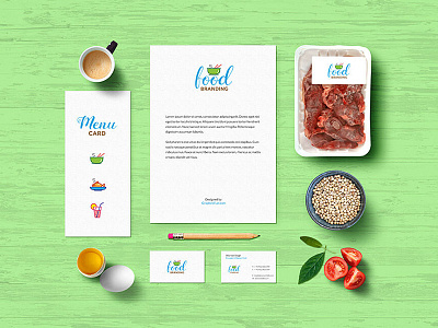 Food Branding Mockup branding food branding mockup free freebie freebies identity mockup mockup template photoshop psd download restaurant branding