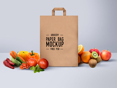 Shopping Paper Bag Mockup bag mockup download ecommerce free freebie freebies grocery bag mockup paper bag paper textures psd shopping