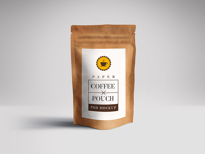 Download Paper Pouch Packaging Mockup PSD by Graphicsfuel on Dribbble