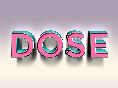 Dose: Text Effect PSD