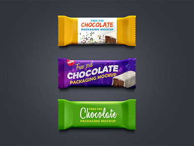 Chocolate Packaging Mockup PSD