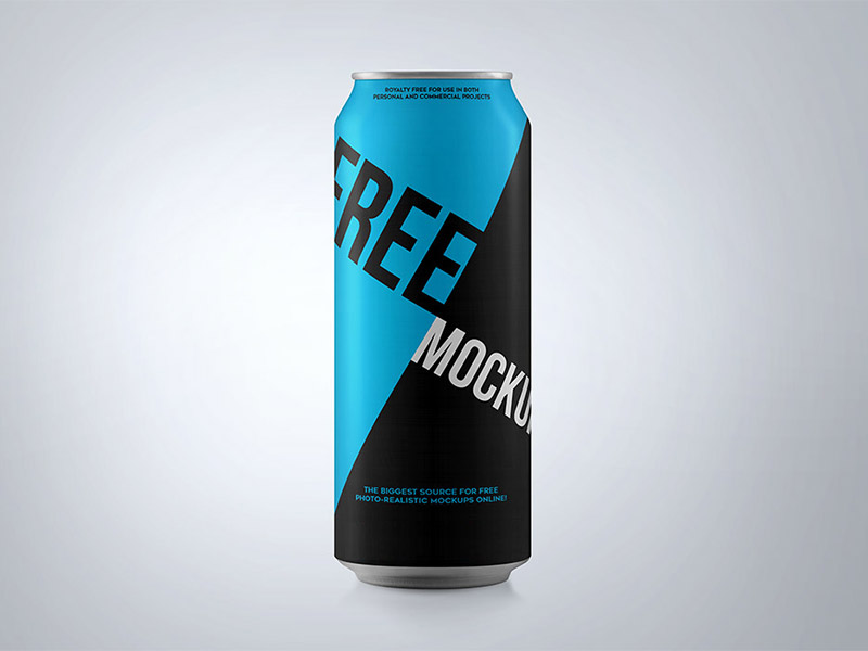 Download Soda & Soft Drink Can Mockup by GraphicsFuel (Rafi) on ...