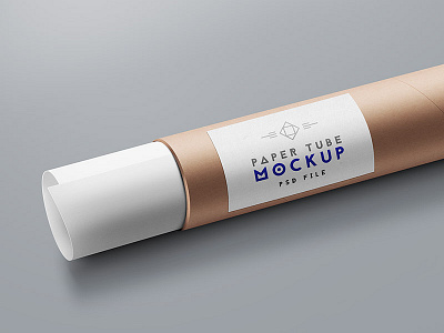 Free Paper Tube Mockup PSD download psd free freebie freebies mockup mockup templates mockups packaging mockup paper paper tube mockup psd tube