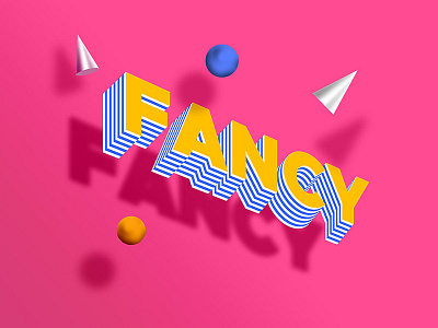 Fancy 3D Text Effect PSD