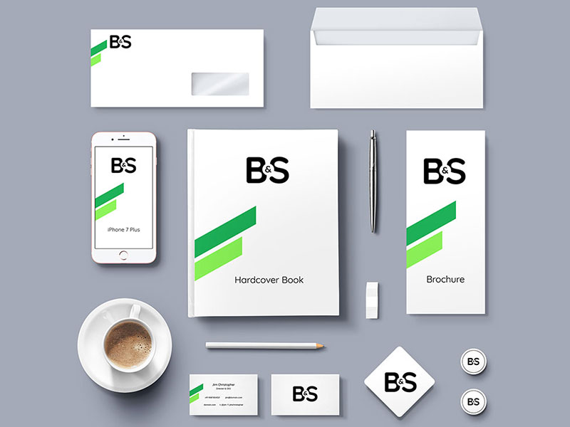 Download Branding Stationery Mockup Psd By Graphicsfuel Rafi On Dribbble PSD Mockup Templates