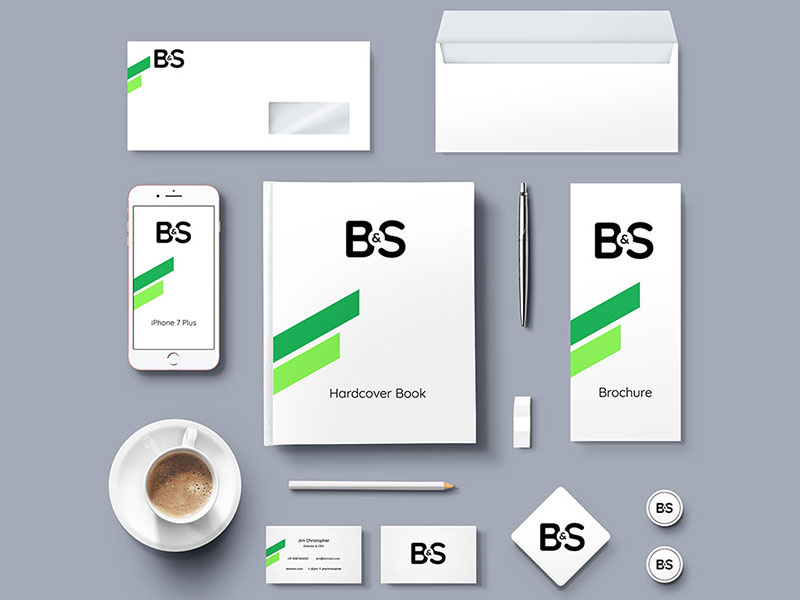 Branding & Stationery Mockup PSD by Graphicsfuel on Dribbble