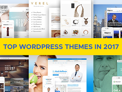 Top Wordpress Themes For 2017 design articles themes websites wordpress wordpress templates wordpress themes wp templates