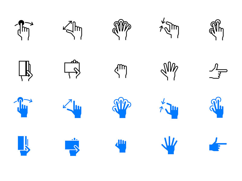 Hand stop - User Interface & Gesture Icons