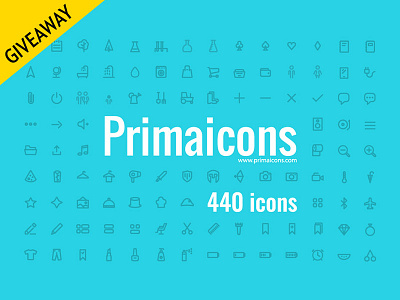 Icons & Fonts Giveaway