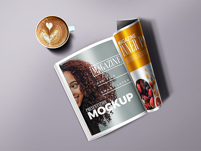 Magazine Mockup PSD
