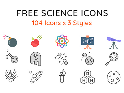 Free Science & Space Icons