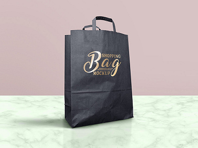 Shopping Bag Mockups bag mockup download ecommerce free freebie freebies grocery bag mockup paper bag psd shopping