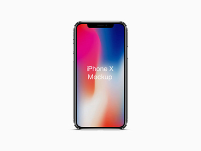 iPhone X PSD Mockup by Graphicsfuel on Dribbble