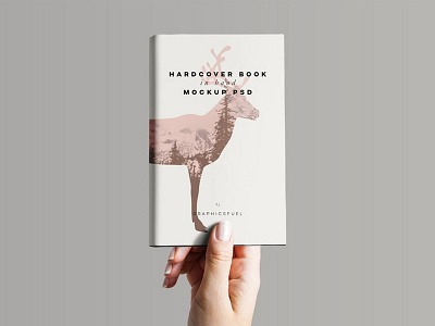 Hardcover Book In Hand Mockup books cover design download free freebie freebies hardcover book mockups mockups psd