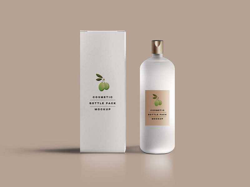 Download Cosmetic Packaging Mockup by GraphicsFuel (Rafi) on Dribbble
