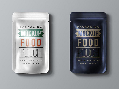 Food Packaging Pouch Mockup branding download psd food packaging identity mockup psd psd file templates