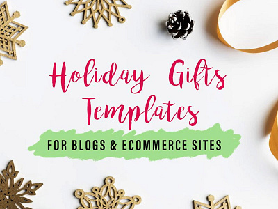 Holiday & Gifts Templates For Ecommerce Sites