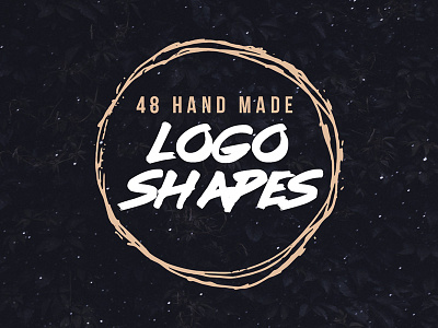 Hand Drawn Vector Logo Shapes grunge hand drawn logos hand made logo shapes vectors