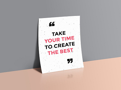 Quotes Poster Mockup