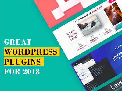 Some Great WordPress Plugins To Use In 2018 design articles theme plugins themes websites wordpress wordpress plugins wp plugins