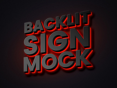 Backlit Sign Mockup backlit sign mockup download psd free freebies mockup psd mockup templates