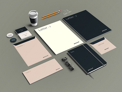 Branding Mockup PSD Elements