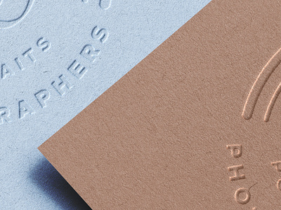 Download Embossed Paper Logo Mockups by GraphicsFuel (Rafi) on Dribbble