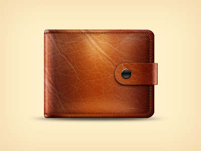 Leather Wallet ecommerce free freebie icon illustration leather wallet icon psd wallet
