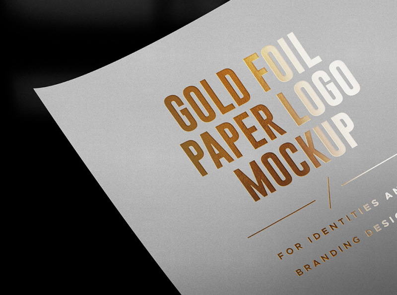 Gold Silver Foil Logo Mockups By Graphicsfuel Rafi On Dribbble