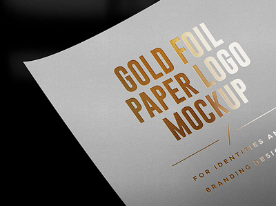 Gold & Silver Foil Logo Mockups gold foild logo mockup gold logo mockup templates mockups psd download silver foil logo mockup silver logo