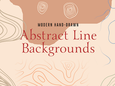 Handdrawn Abstract Line Backgrounds