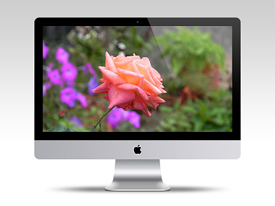 Apple iMac 27" PSD Mockup