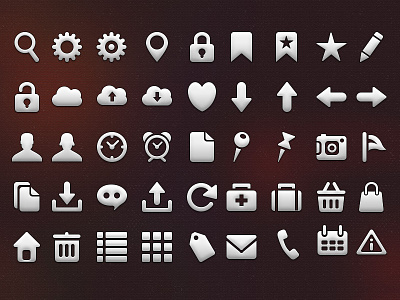 45 iOS Tab Bar Icons download icons freebie icons ios tab bar icons ipad icons iphone 5 icons psd icons