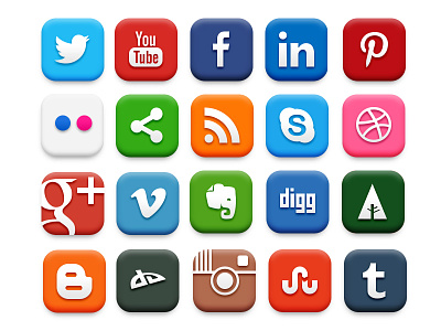 Social Media Icons download psd freebie icons icons psd png icons social media icons