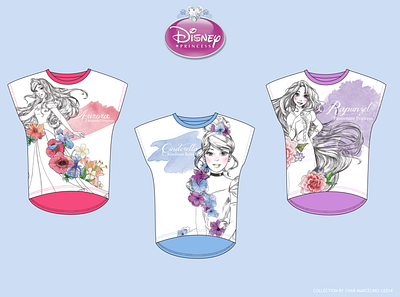 Princess Tees design fashion fashion design illustration kids clothing kids fashion