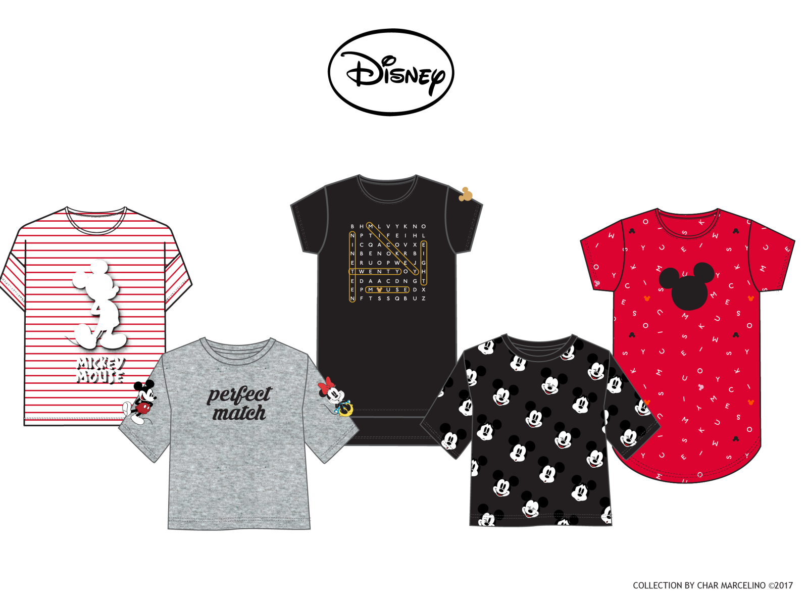 Mickey and Minnie by Charleene Marcelino on Dribbble